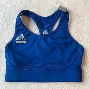 Adidas Womens Sports Bra Extra Small Blue (New With Tags)**